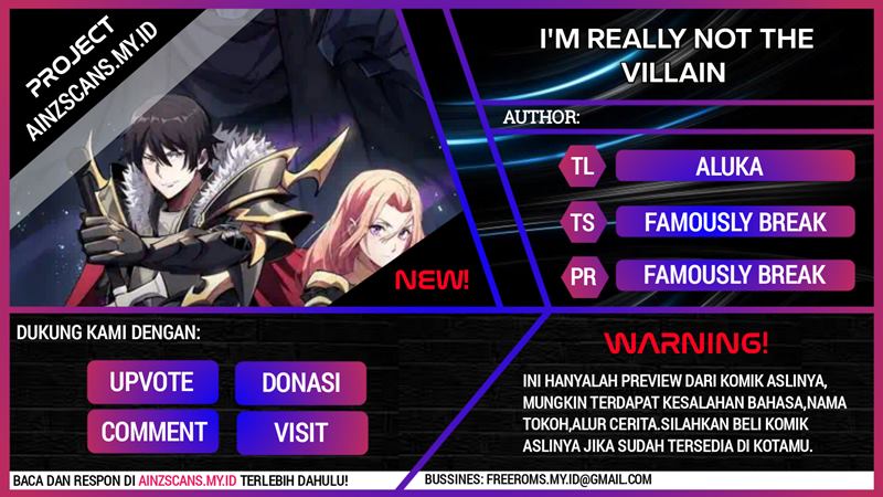 Komik I’m Really Not The Villain Chapter 11 gambar nomor 1