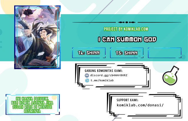 Komik I Can Summon God Chapter 00.1 gambar nomor 1