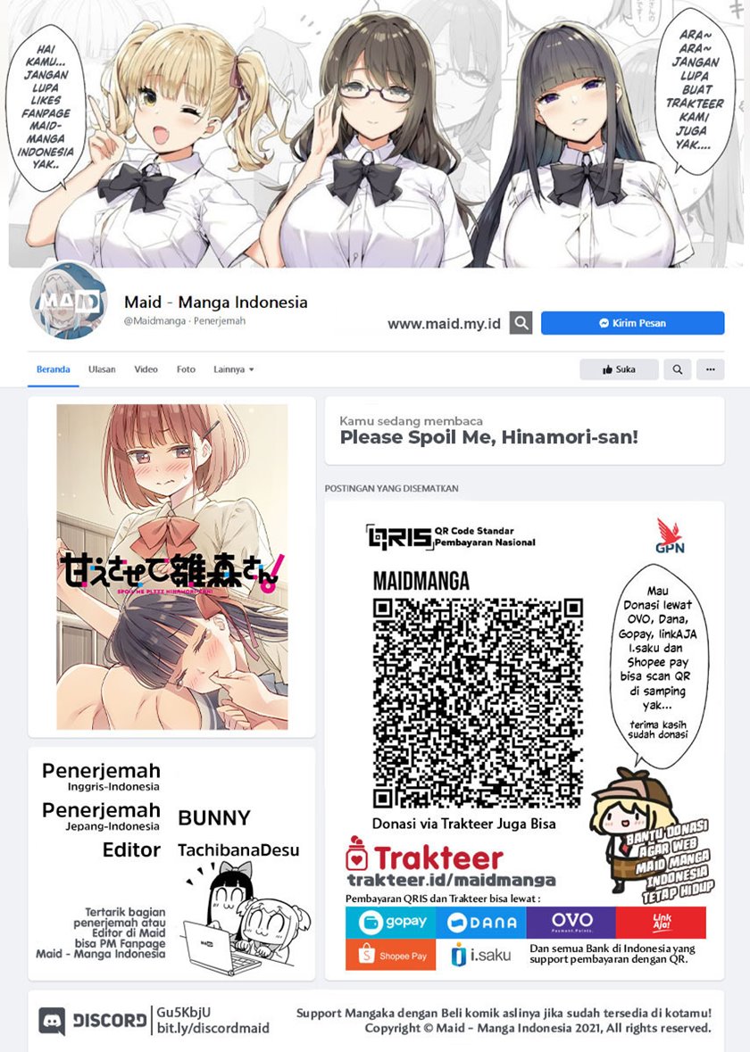 Manga Please Spoil Me, Hinamori-san! Chapter 06 gambar nomor 2