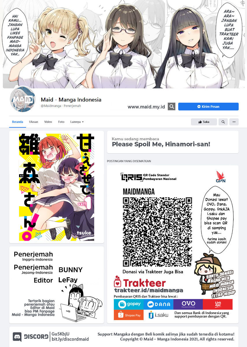 Manga Please Spoil Me, Hinamori-san! Chapter 12 gambar nomor 2