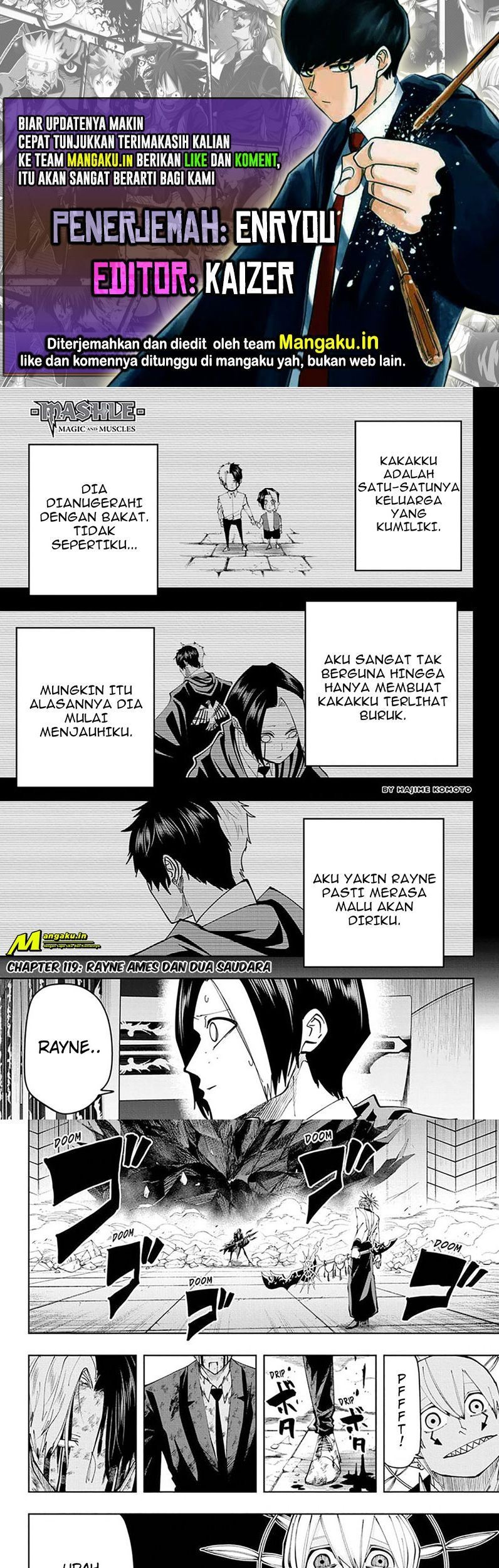 Komik Mashle: Magic and Muscles Chapter 119 gambar nomor 1