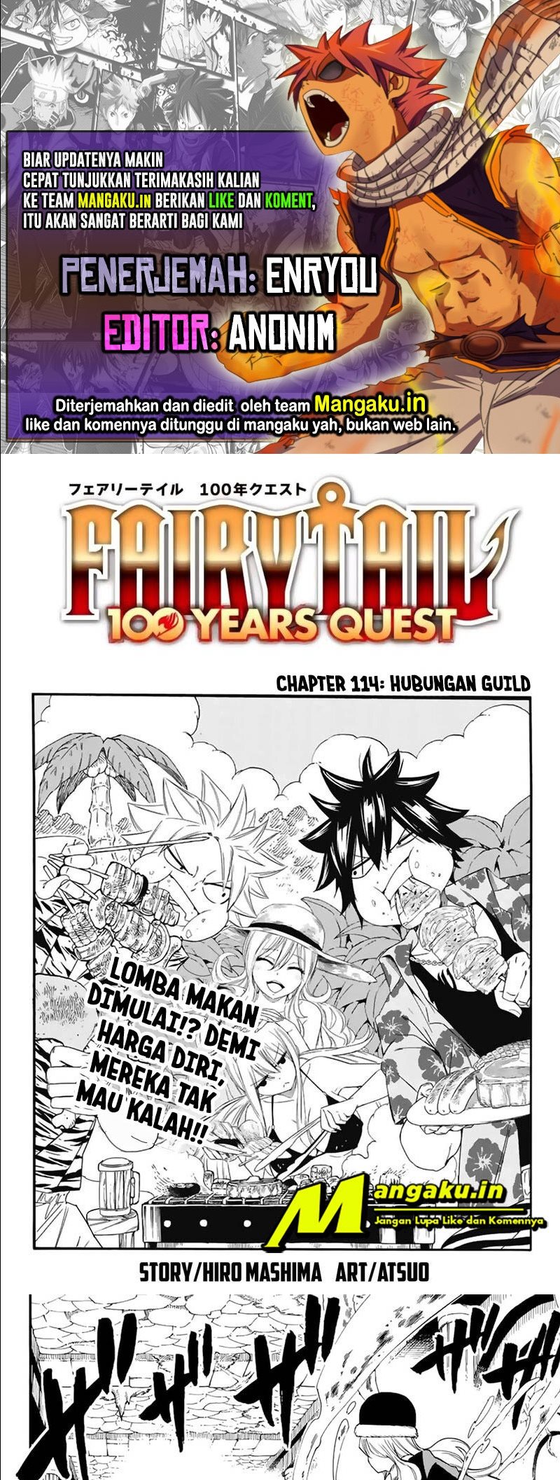 Komik Fairy Tail: 100 Years Quest Chapter 114 gambar nomor 1