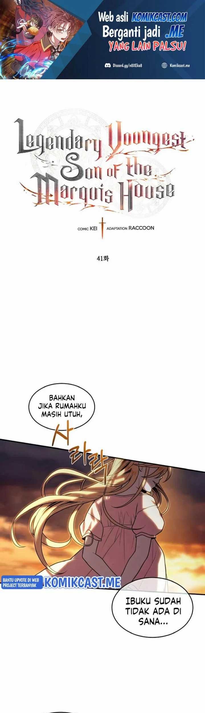 Manhwa Legendary Youngest Son of the Marquis House Chapter 41 gambar nomor 2