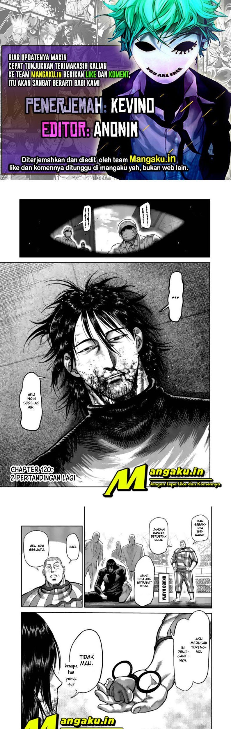 Komik Kengan Omega Chapter 121 gambar nomor 1