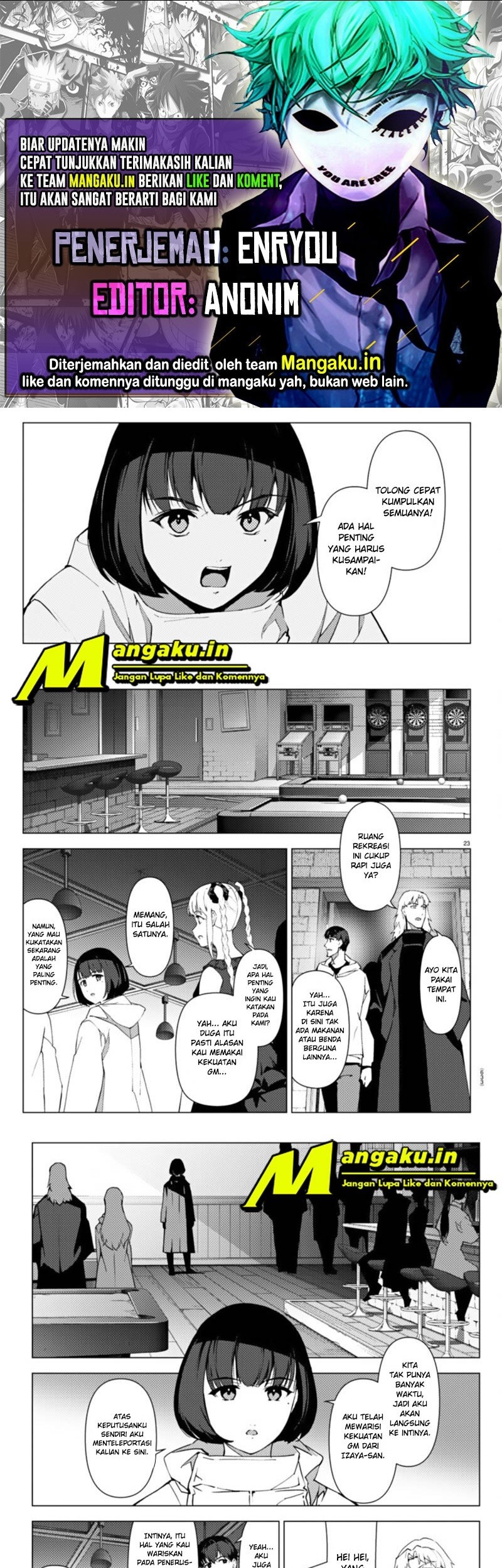 Komik Darwins Game Chapter 105.2 gambar nomor 1
