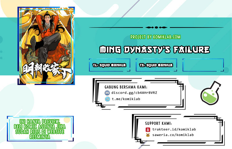Komik Ming Dynasty’s Failure Chapter 03 gambar nomor 1