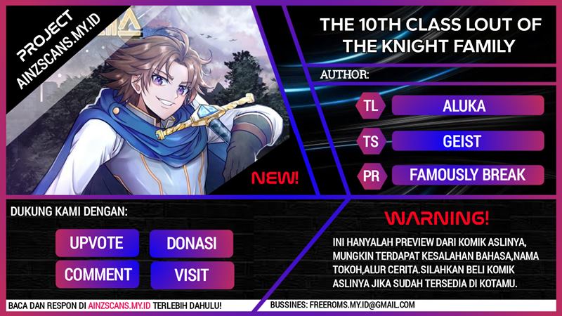 Komik The 10th Class Lout of the Knight Family Chapter 06 gambar nomor 1