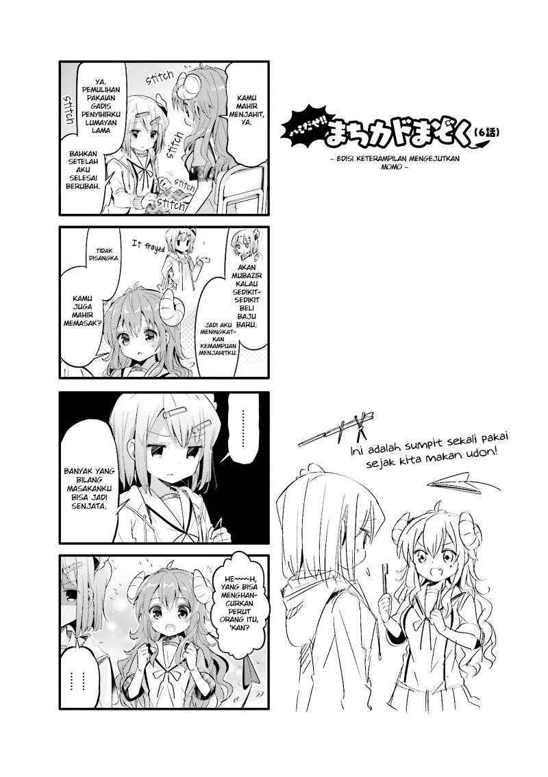 Manga Machikado Mazoku Chapter 06.5 gambar nomor 2