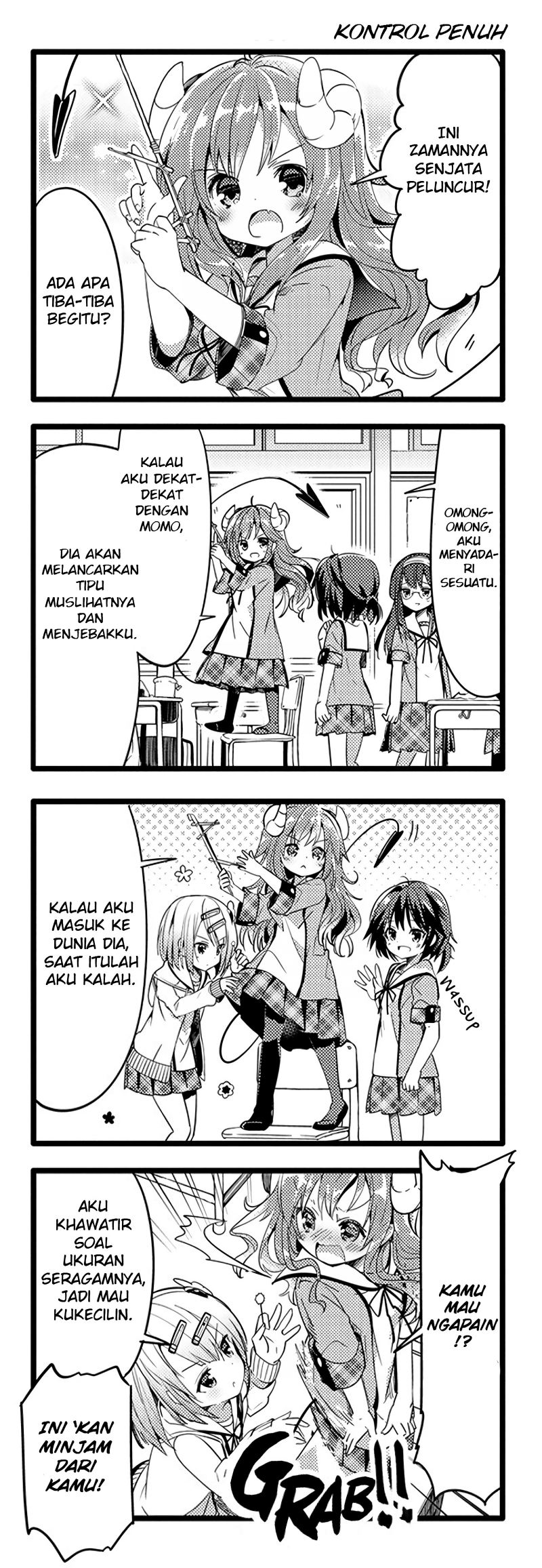 Manga Machikado Mazoku Chapter 06 gambar nomor 2