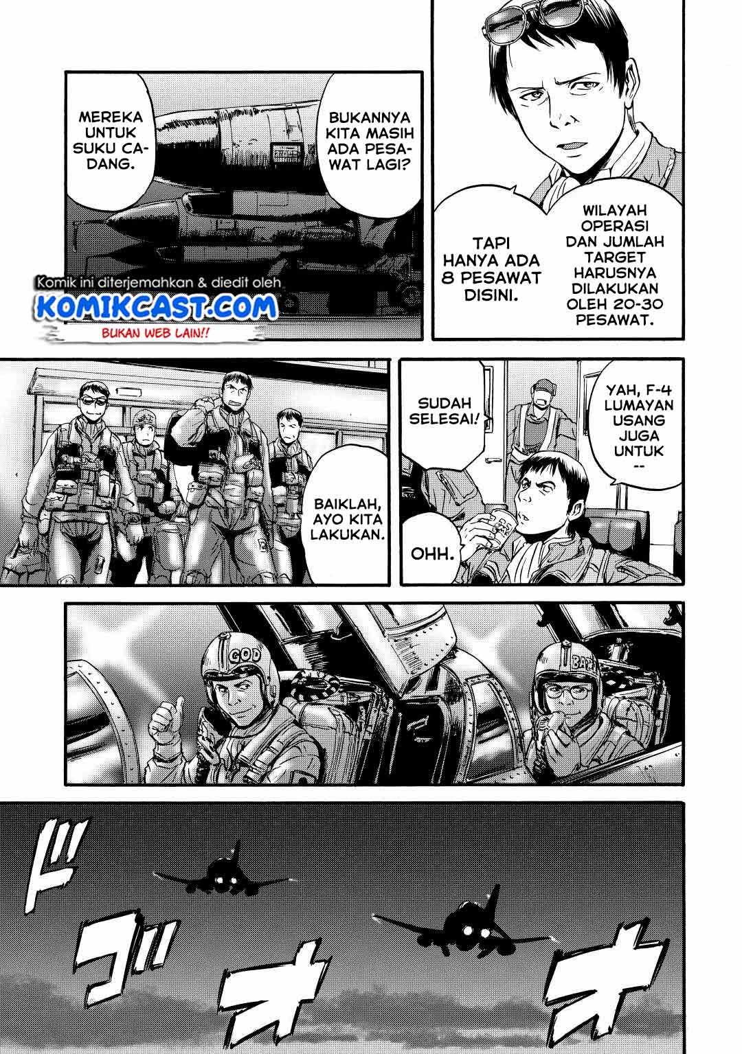 Gate – Jietai Kare no Chi nite Kaku Tatakeri Chapter 115 Gambar 16