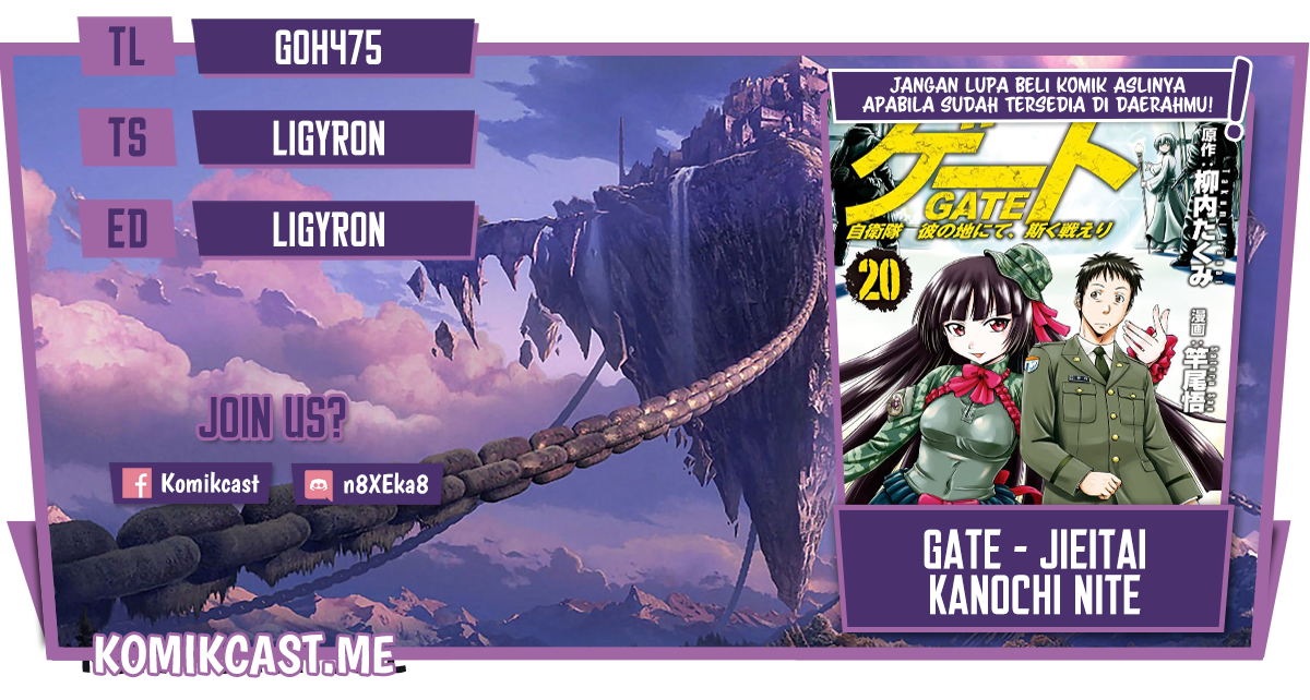 Komik Gate – Jietai Kare no Chi nite Kaku Tatakeri Chapter 115 gambar nomor 1