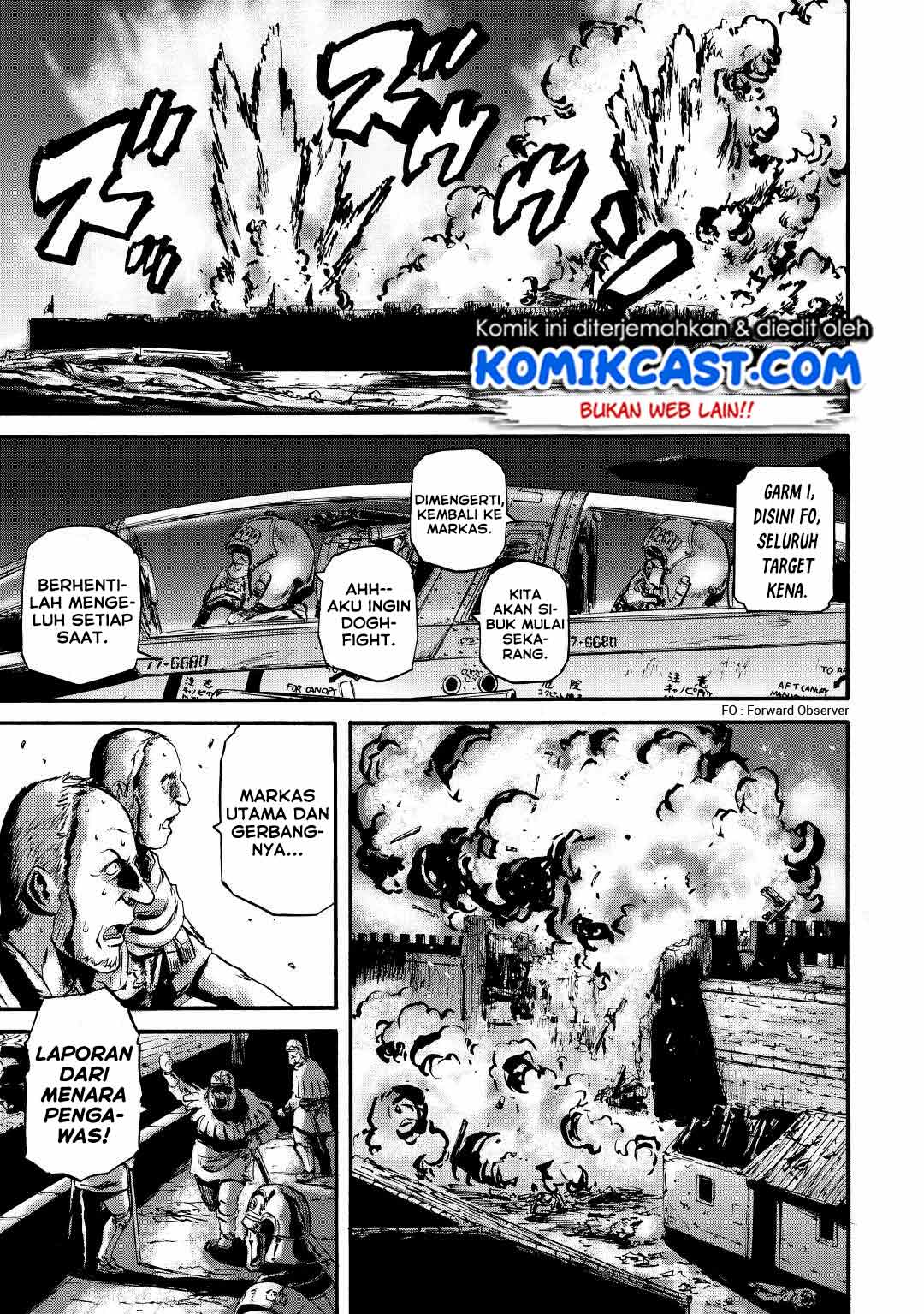 Gate – Jietai Kare no Chi nite Kaku Tatakeri Chapter 115 Gambar 12