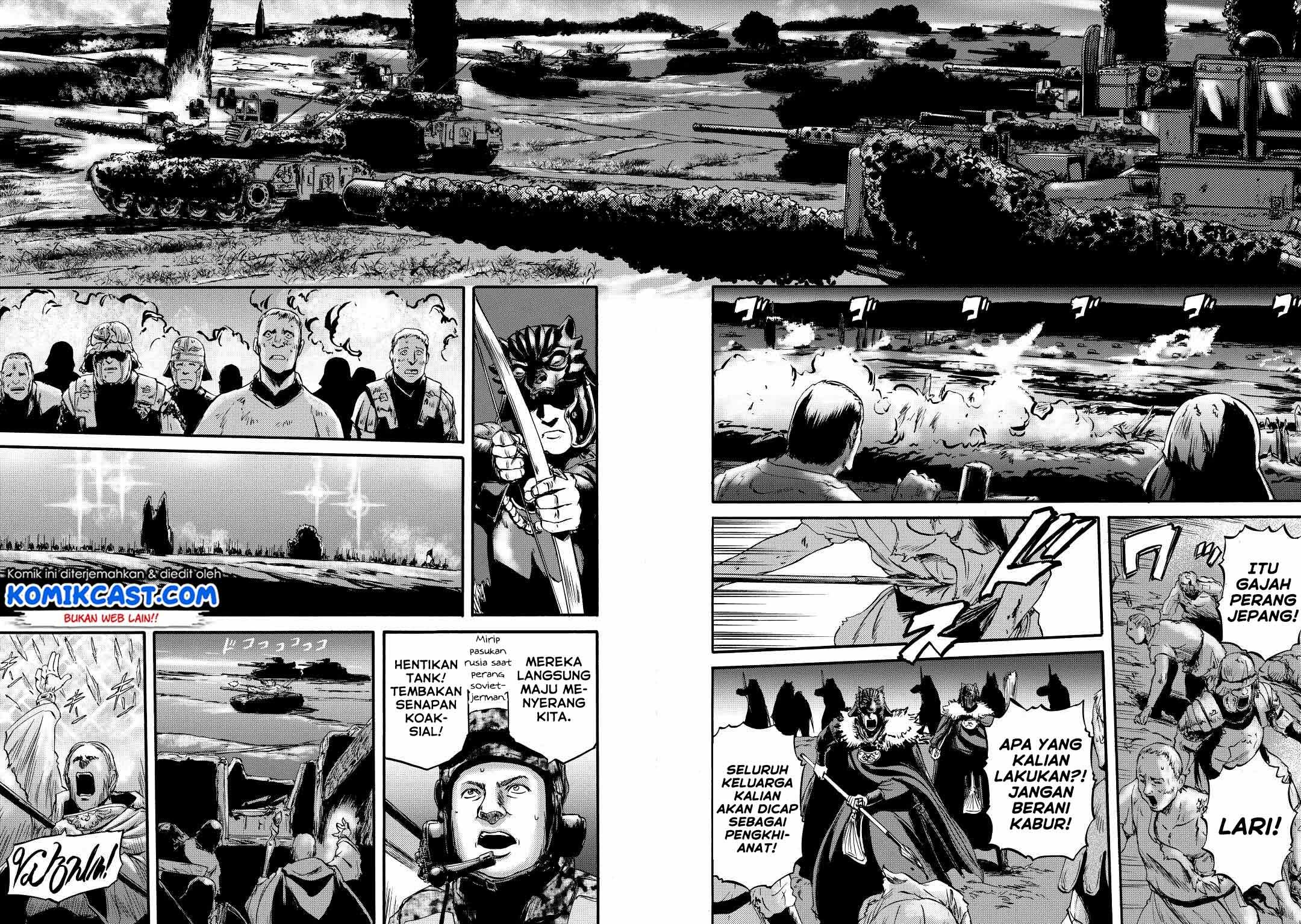 Gate – Jietai Kare no Chi nite Kaku Tatakeri Chapter 115 Gambar 23