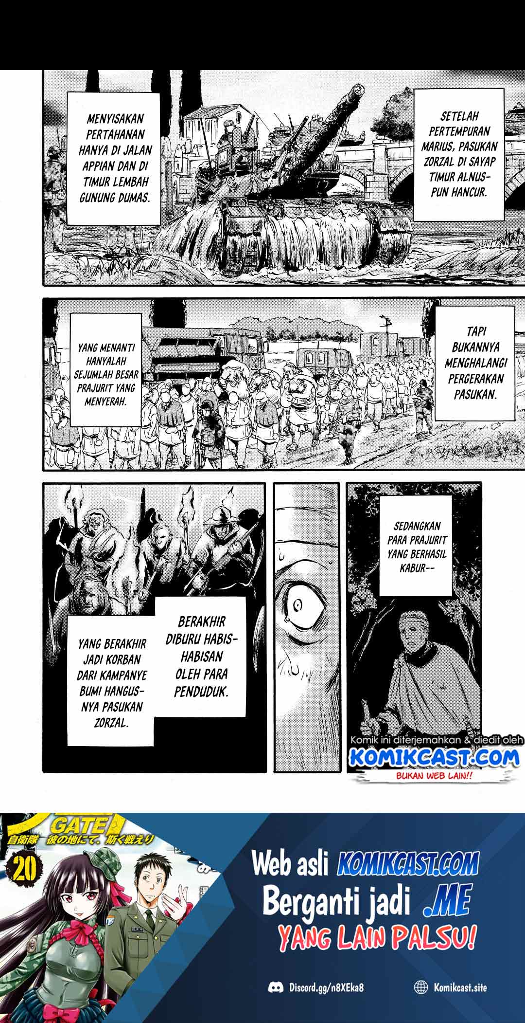 Gate – Jietai Kare no Chi nite Kaku Tatakeri Chapter 115 Gambar 39