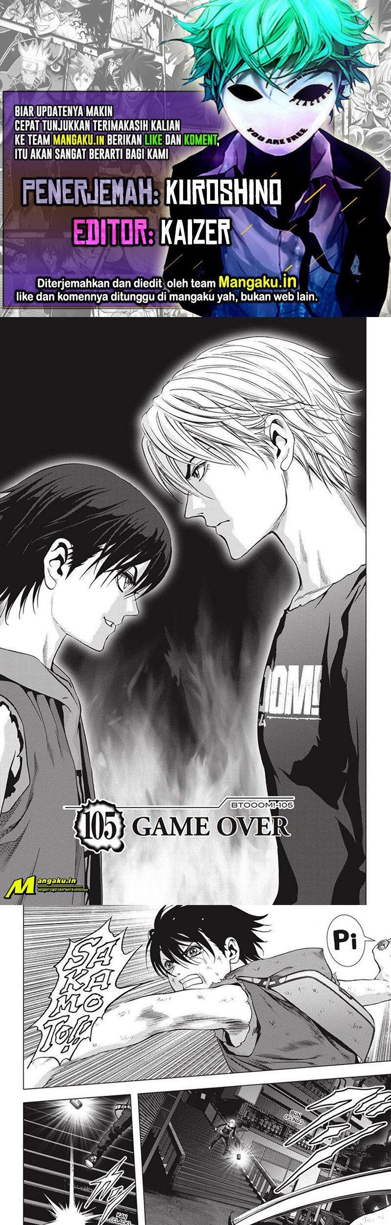 Komik Btooom! Chapter 105.1 gambar nomor 1