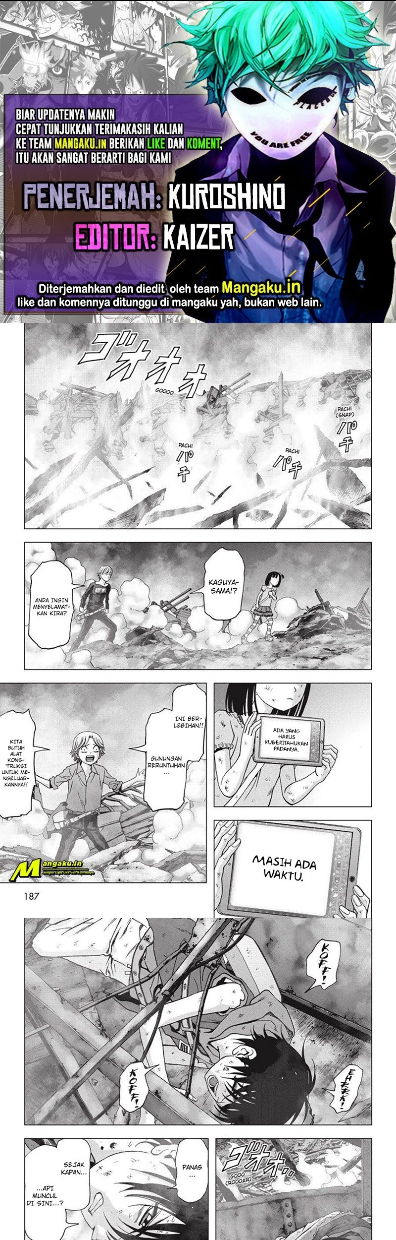 Komik Btooom! Chapter 105.3 gambar nomor 1