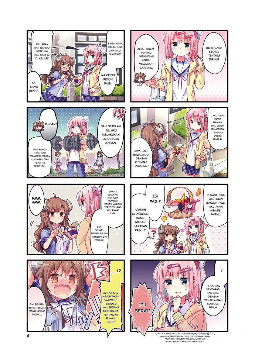 Machikado Mazoku Chapter 00.1 Gambar 6