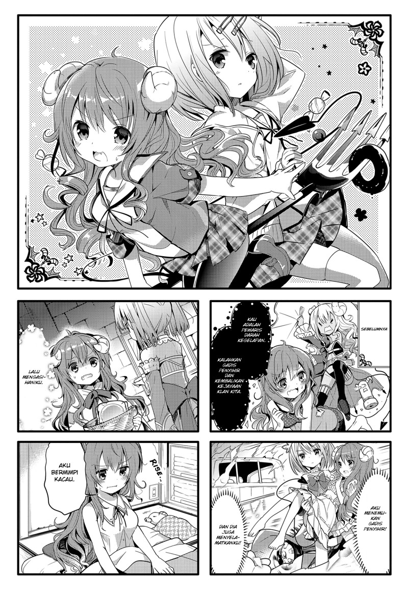 Komik Machikado Mazoku Chapter 02 gambar nomor 1