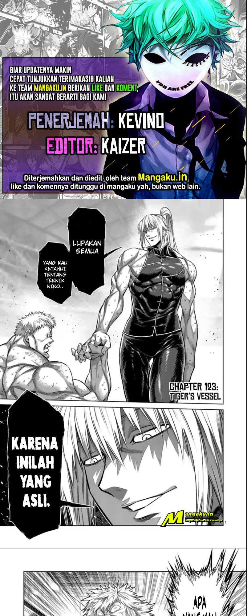Komik Kengan Omega Chapter 123 gambar nomor 1