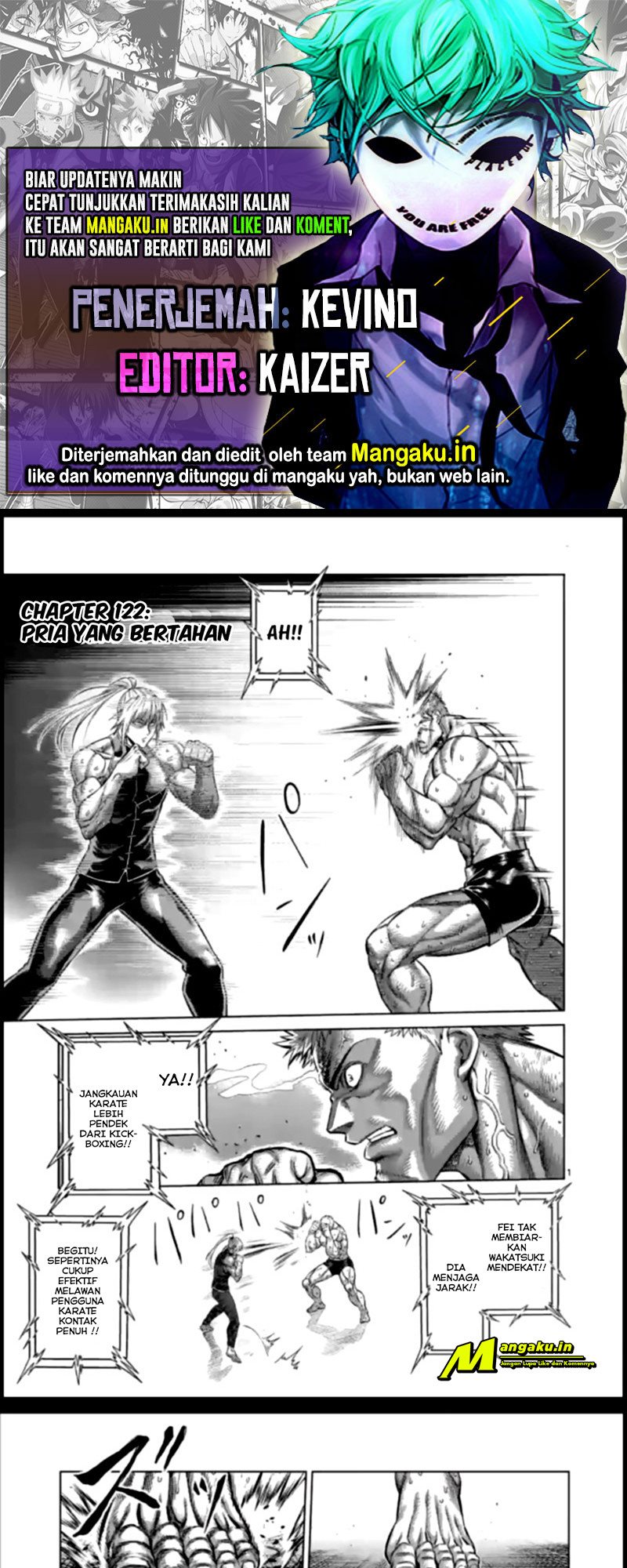 Komik Kengan Omega Chapter 122 gambar nomor 1