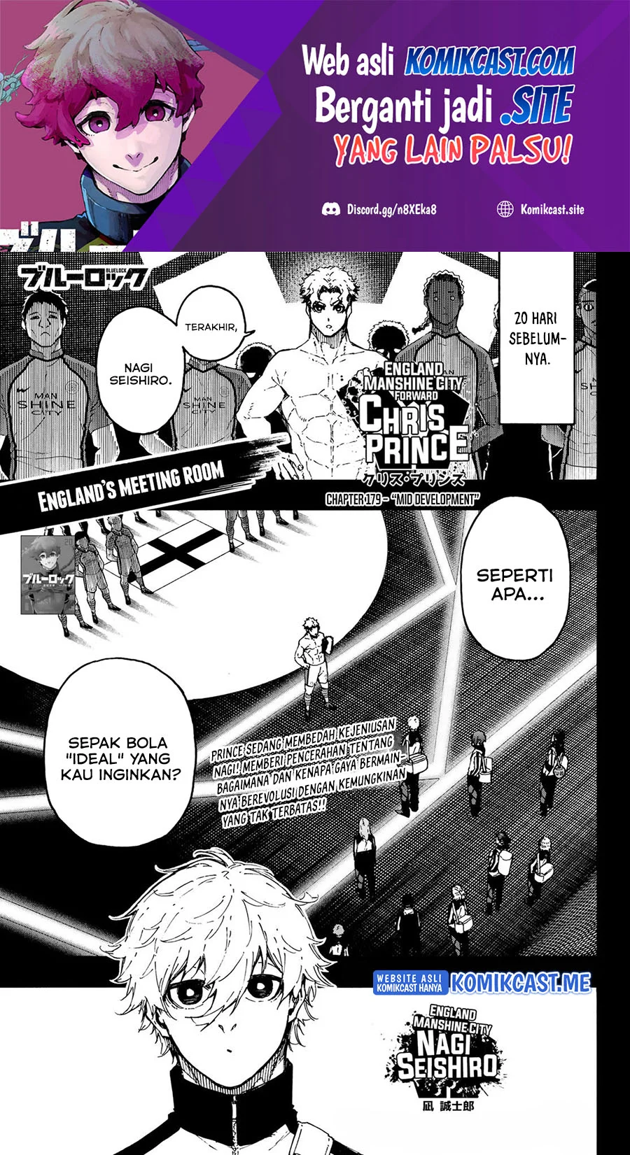 Manga Blue Lock Chapter 179 gambar nomor 2