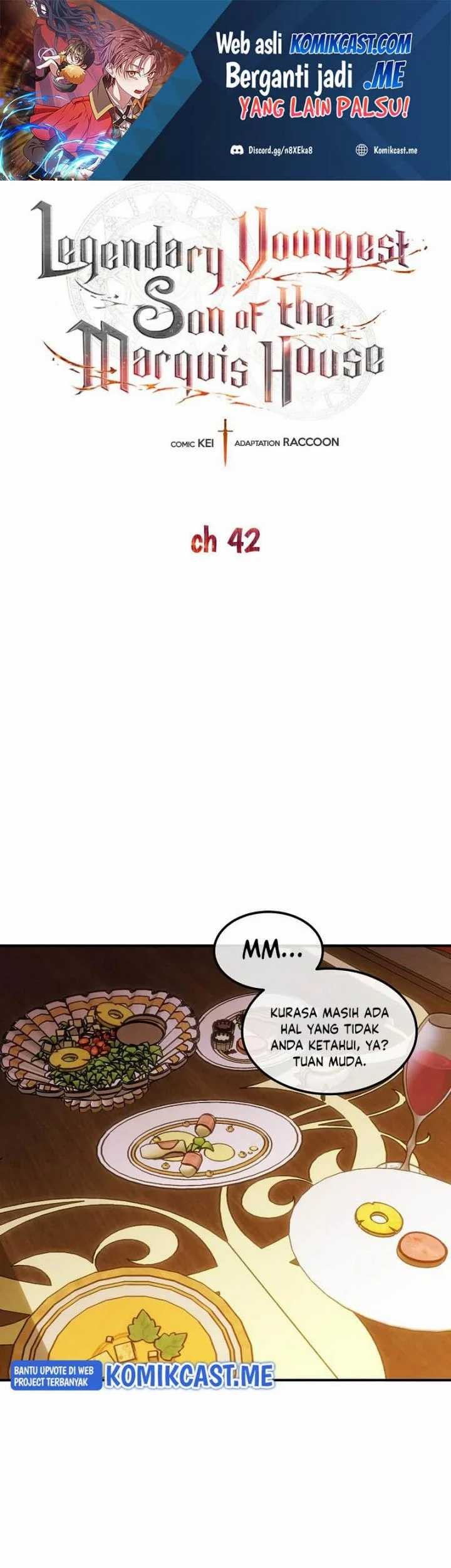Manhwa Legendary Youngest Son of the Marquis House Chapter 42 gambar nomor 2