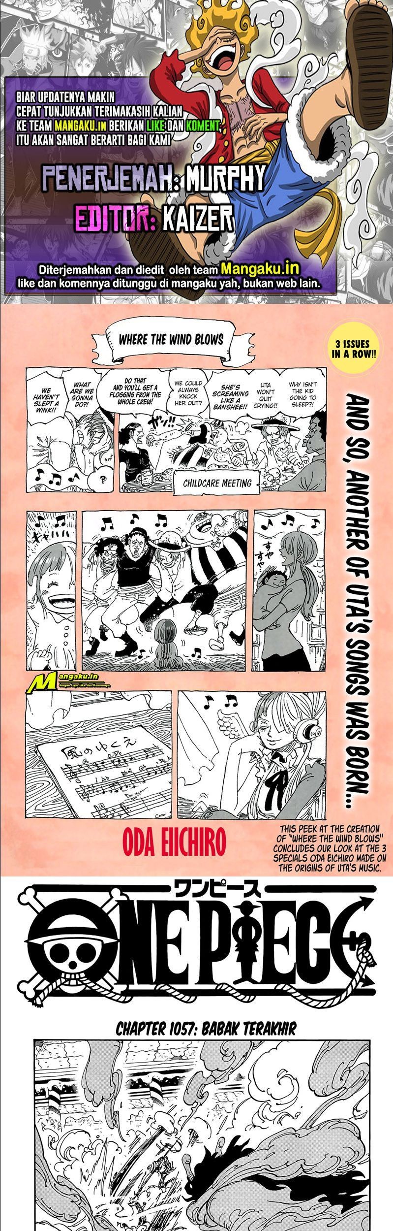 Komik One Piece Chapter 1057 gambar nomor 1