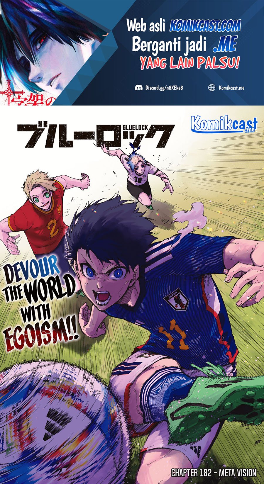 Manga Blue Lock Chapter 182 gambar nomor 2