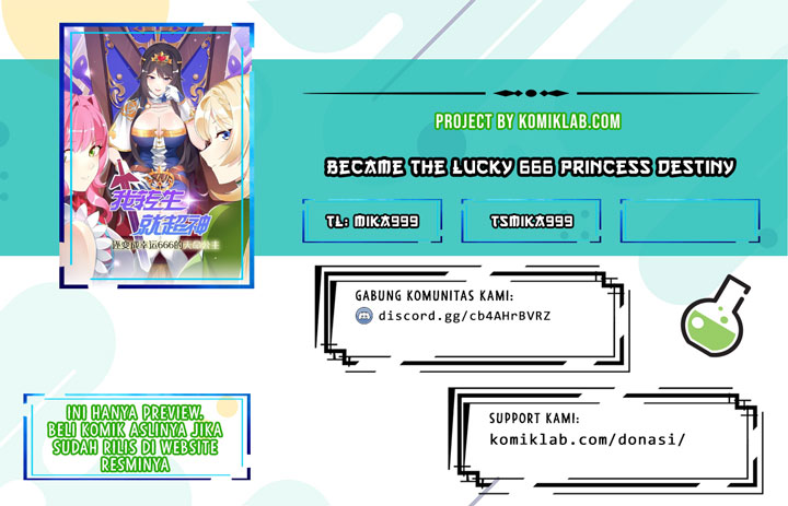 Komik Became The Lucky 666 Princess Destiny Chapter 11 gambar nomor 1