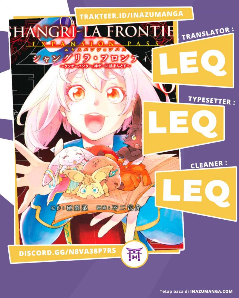 Komik Shangri-La Frontier ~ Kusoge Hunter, Kamige ni Idoman to su~ Chapter 65 gambar nomor 1