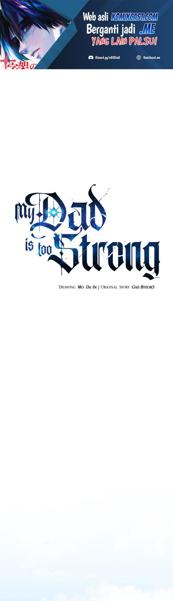 Manhwa My Dad Is Too Strong Chapter 99 gambar nomor 2