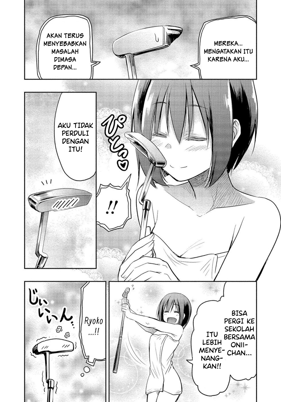 The Case Of Me, A Pro Golfer, Being Reincarnated As My Little Sister’s Putter Chapter 03 Gambar 16