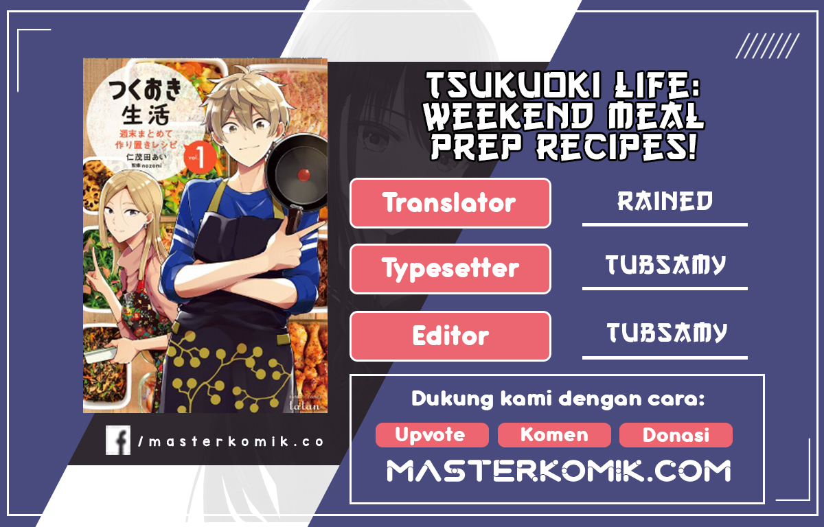 Komik Tsukuoki Life: Weekend Meal Prep Recipes! Chapter 02 gambar nomor 1