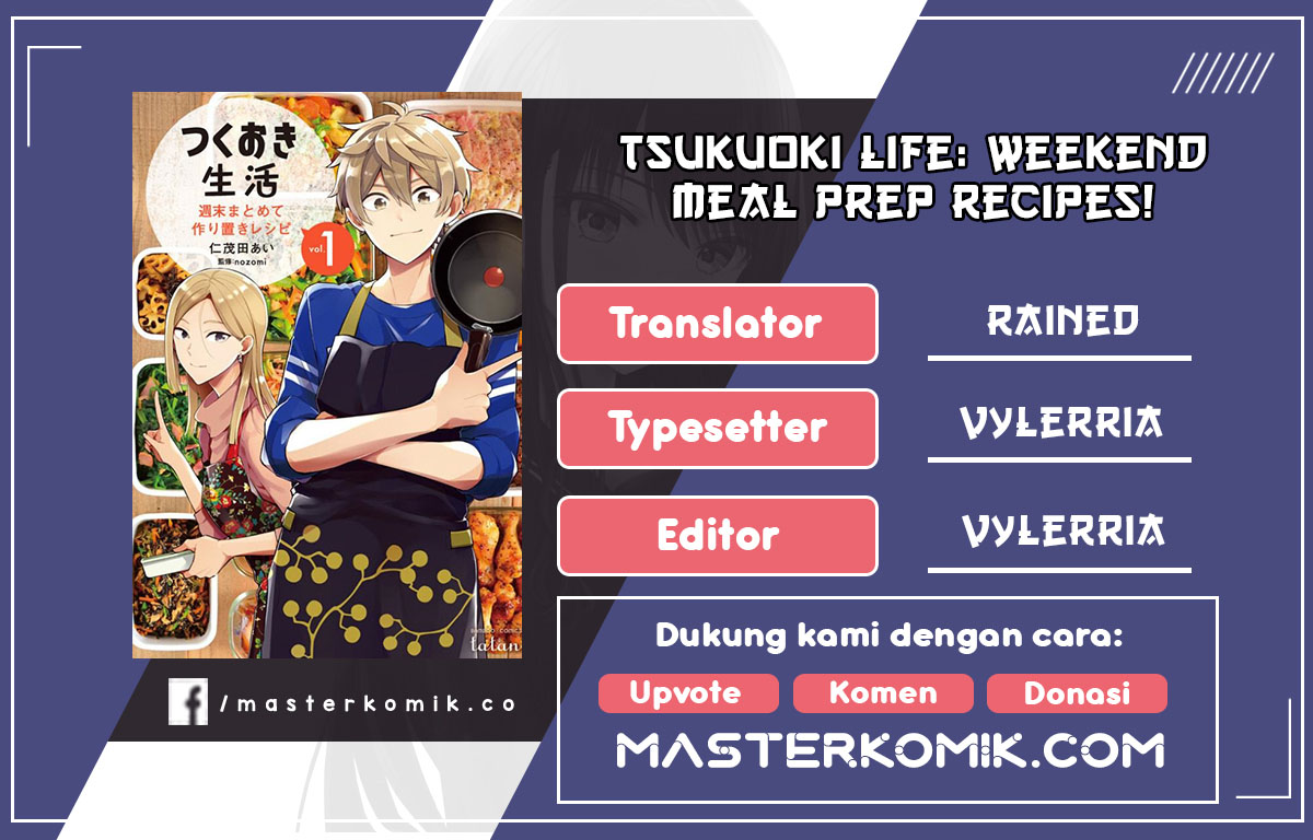 Komik Tsukuoki Life: Weekend Meal Prep Recipes! Chapter 01 gambar nomor 1