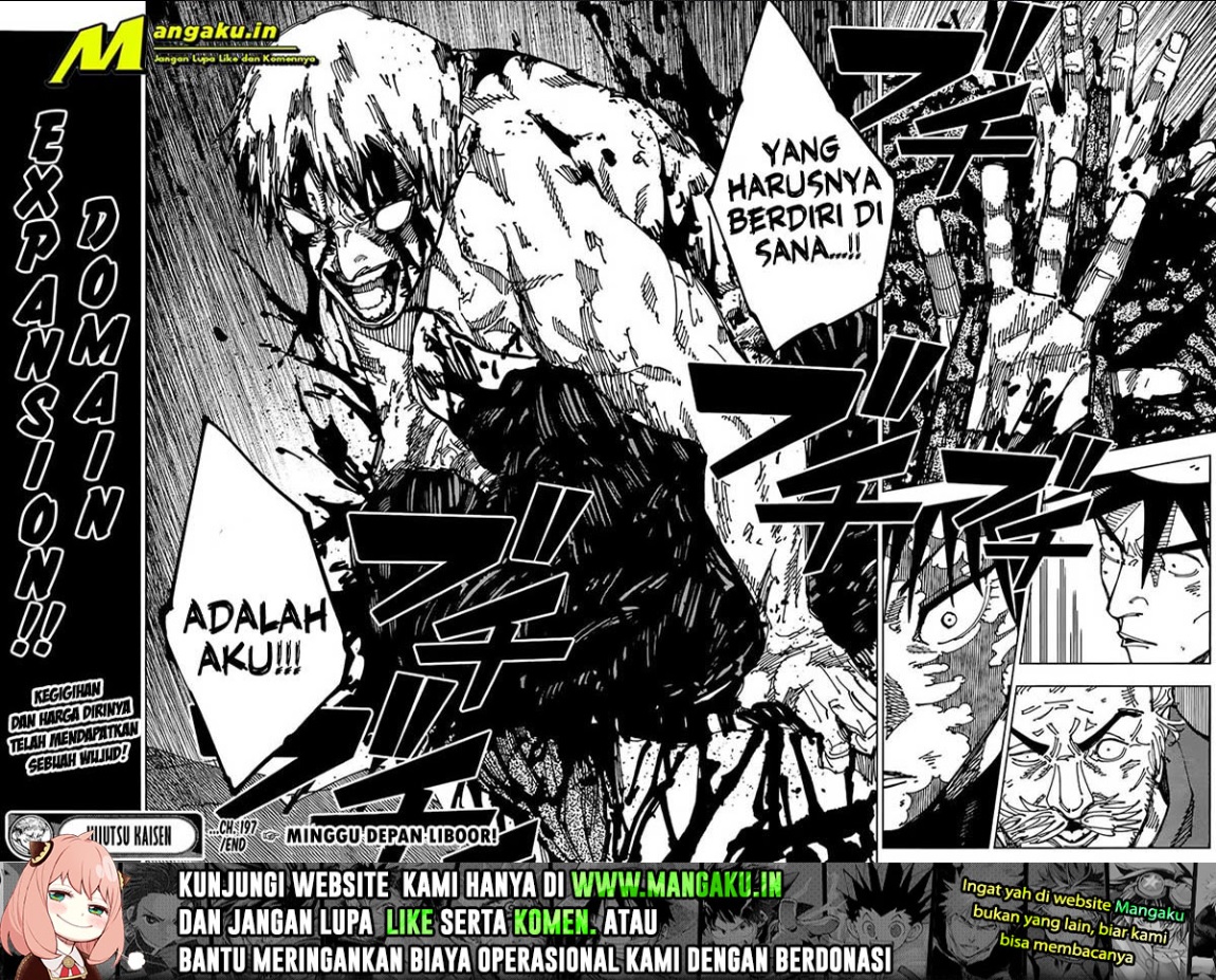 Jujutsu Kaisen Chapter 197 Gambar 9