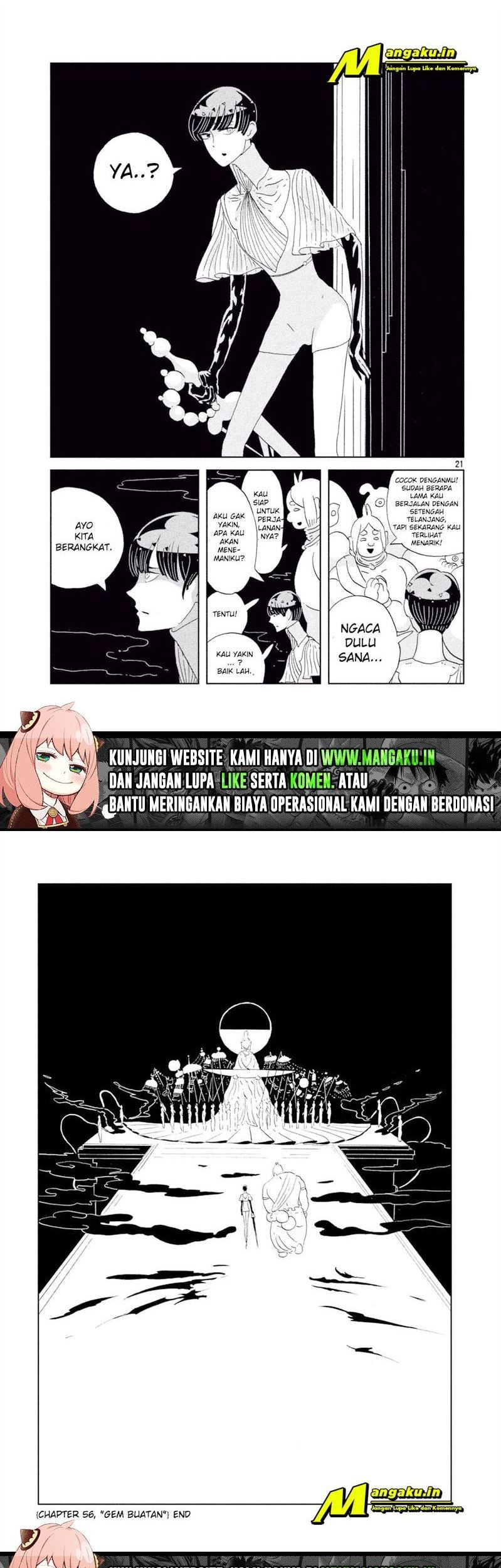 Houseki no Kuni Chapter 56 Gambar 19