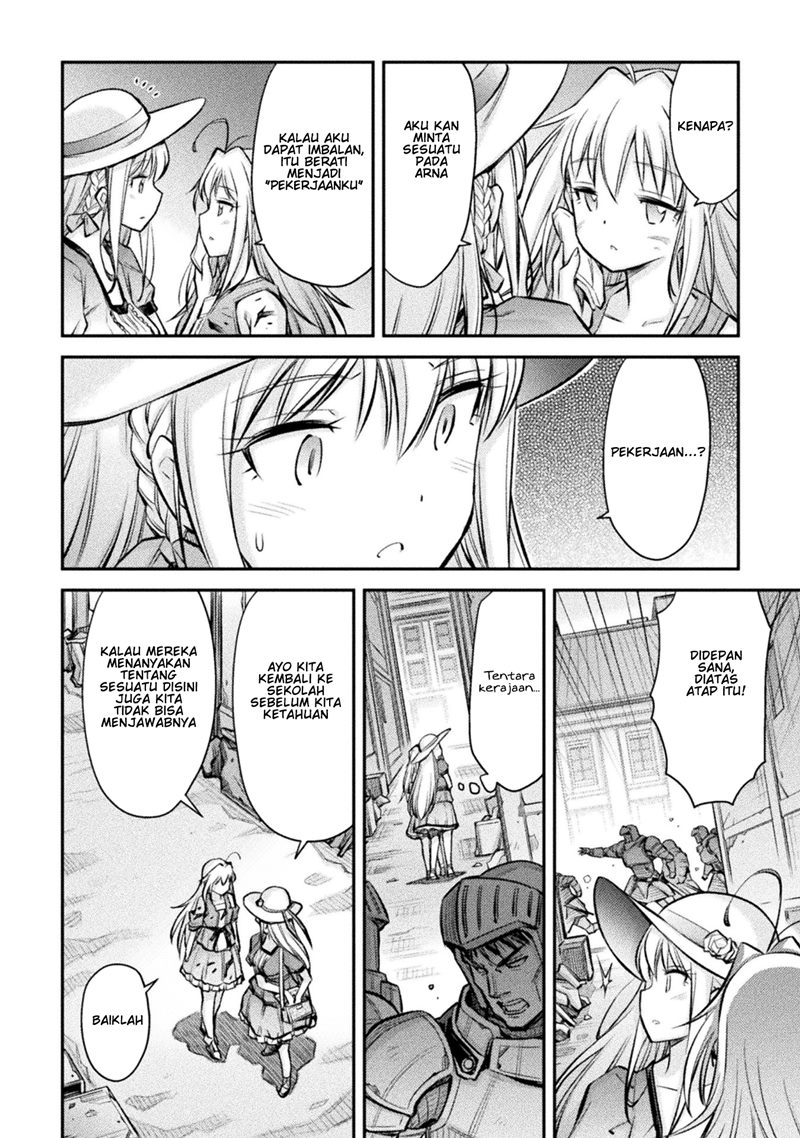 Saikyou no Youhei Shoujo no Gakuen Seikatsu Chapter 08 Gambar 14