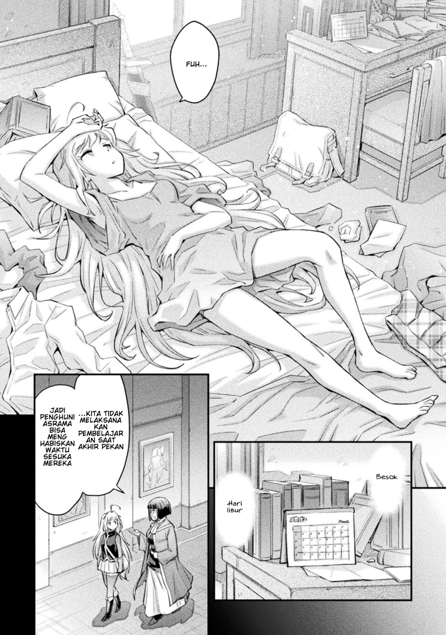 Saikyou no Youhei Shoujo no Gakuen Seikatsu Chapter 06 Gambar 11