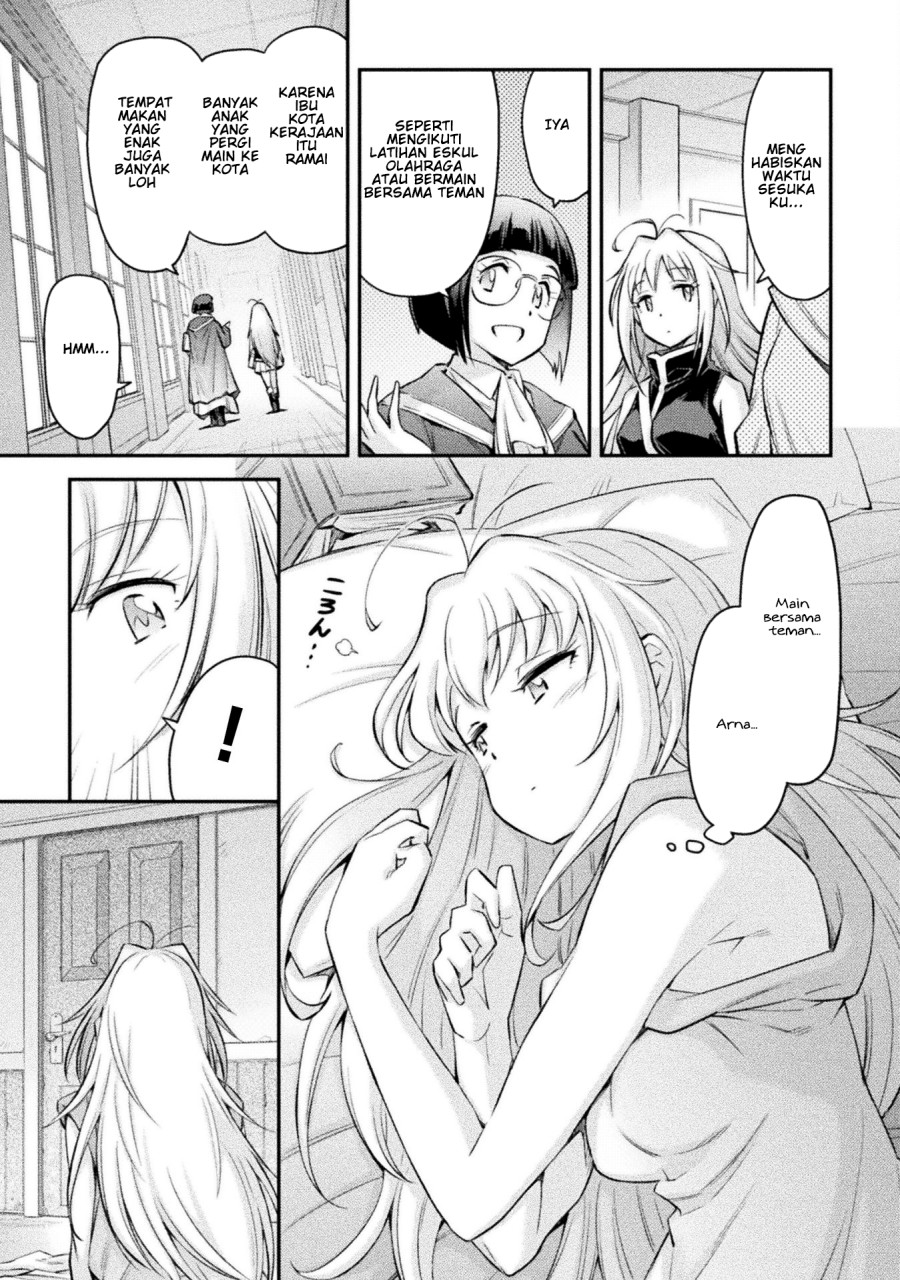 Saikyou no Youhei Shoujo no Gakuen Seikatsu Chapter 06 Gambar 12