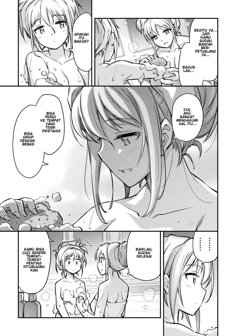 Saikyou no Youhei Shoujo no Gakuen Seikatsu Chapter 05 Gambar 17