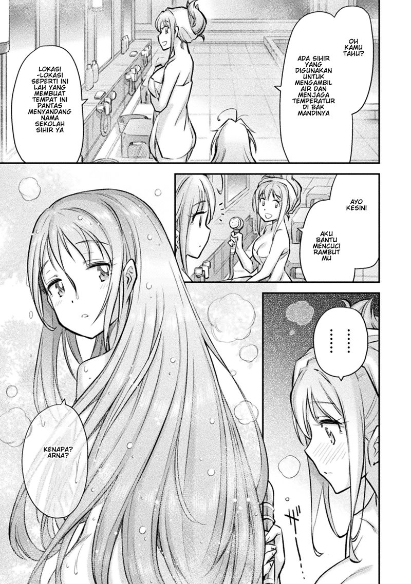 Saikyou no Youhei Shoujo no Gakuen Seikatsu Chapter 05 Gambar 11