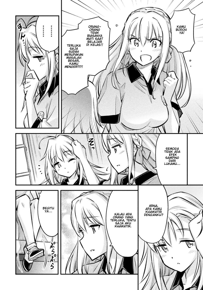 Saikyou no Youhei Shoujo no Gakuen Seikatsu Chapter 04 Gambar 10