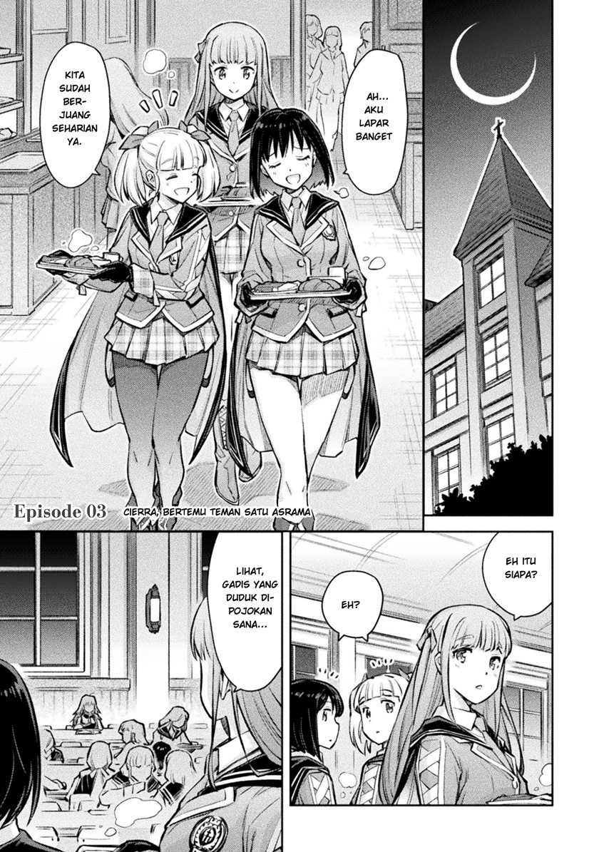 Komik Saikyou no Youhei Shoujo no Gakuen Seikatsu Chapter 03 gambar nomor 1