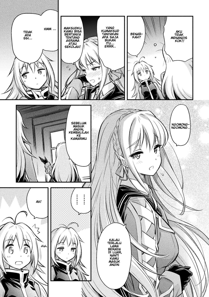 Saikyou no Youhei Shoujo no Gakuen Seikatsu Chapter 03 Gambar 11