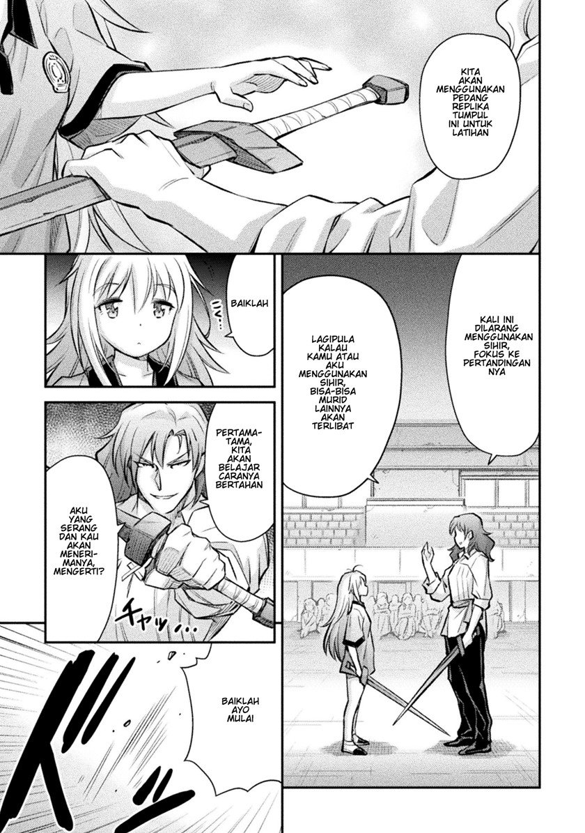 Saikyou no Youhei Shoujo no Gakuen Seikatsu Chapter 03 Gambar 21