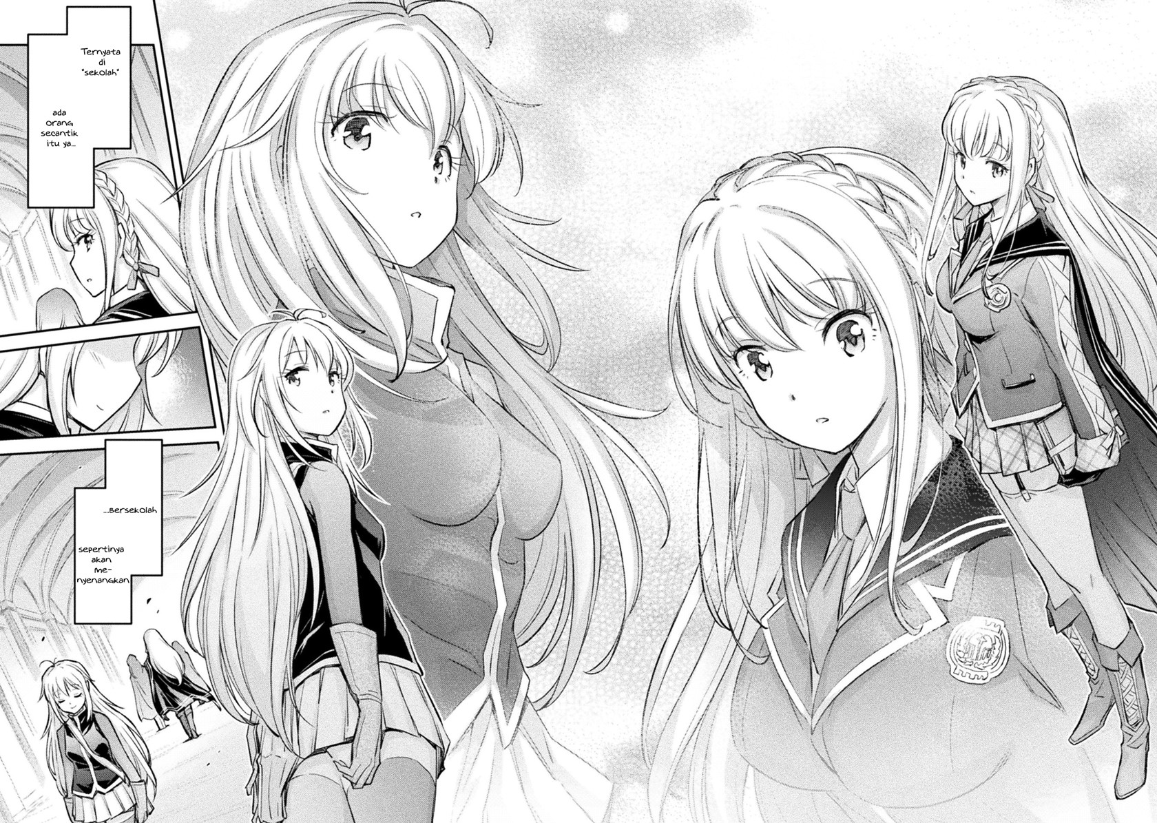 Saikyou no Youhei Shoujo no Gakuen Seikatsu Chapter 02 Gambar 10