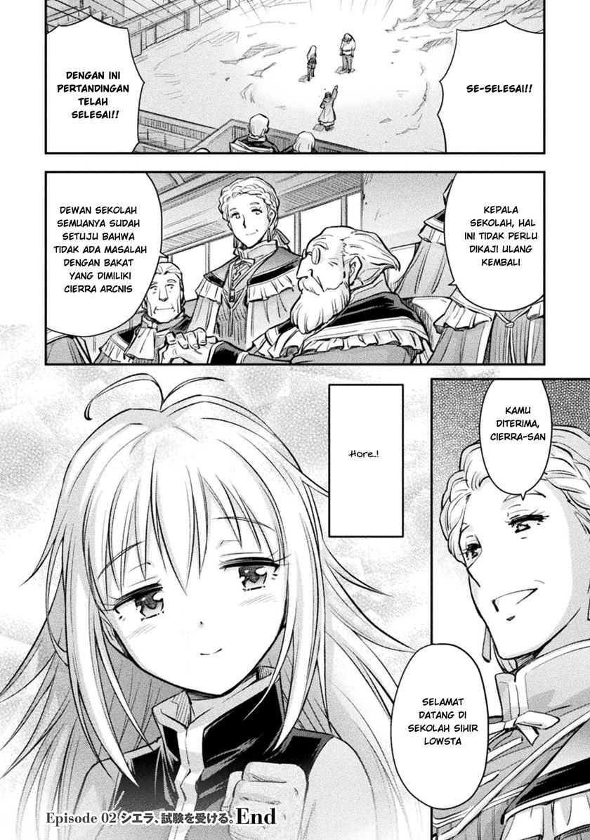 Saikyou no Youhei Shoujo no Gakuen Seikatsu Chapter 02 Gambar 33