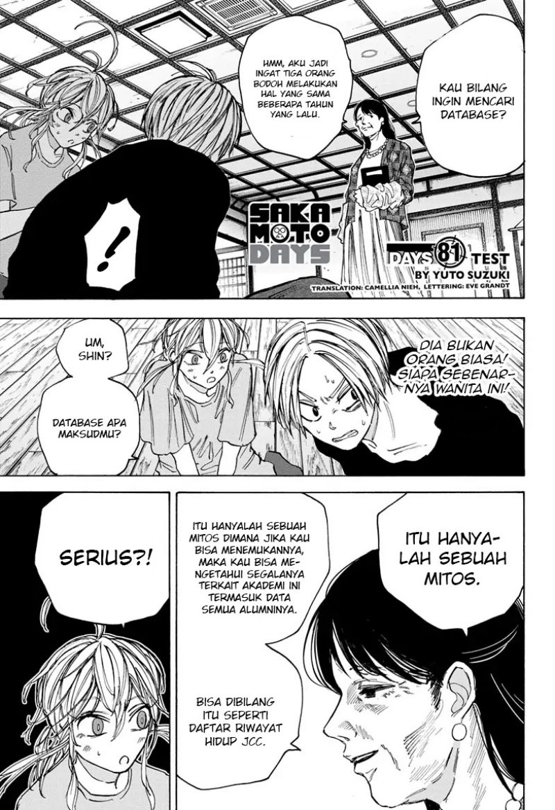 Manga Sakamoto Days Chapter 81 gambar nomor 2