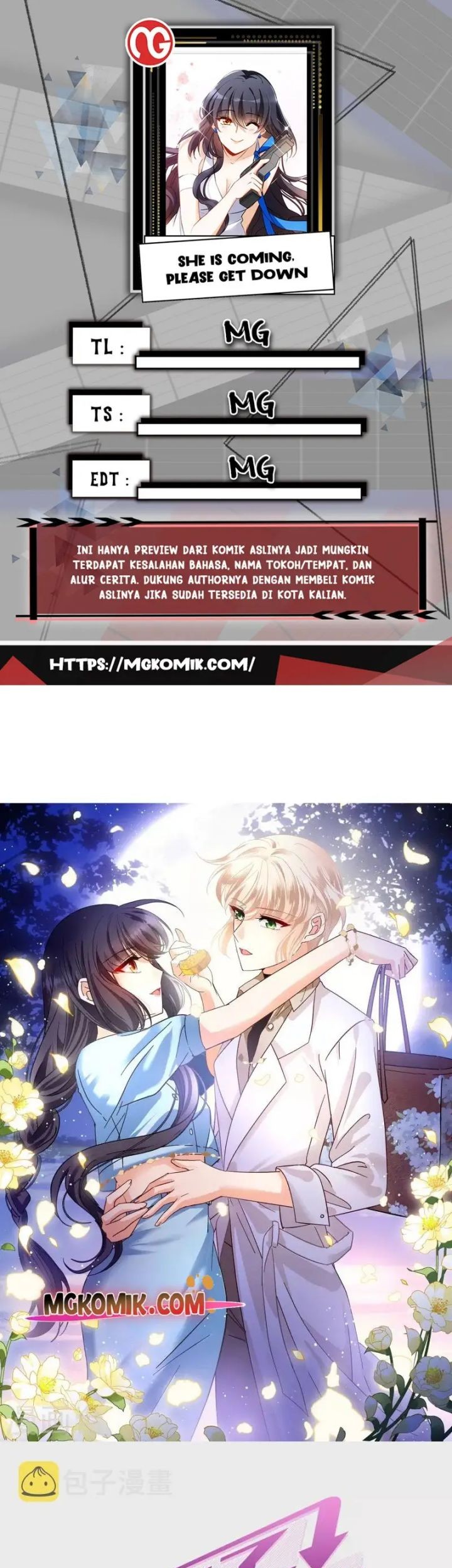 Komik She Is Coming, Please Get Down! Chapter 87.3 gambar nomor 1