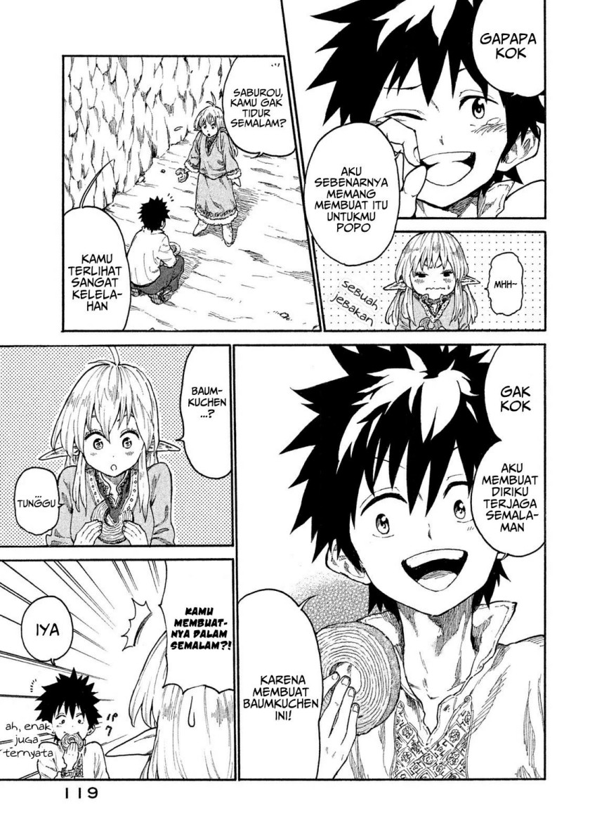 Mazumeshi Elf to Yuubokugurashi Chapter 09 Gambar 20